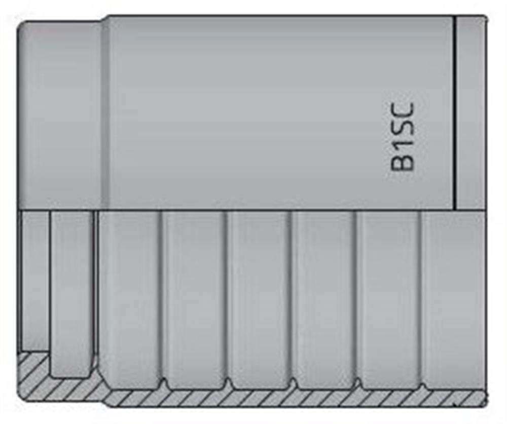 Vitillo B1SC Cap steel zinc/nickel - 5/16", 1SN, 1SC, 2SC, Tekno 1SC