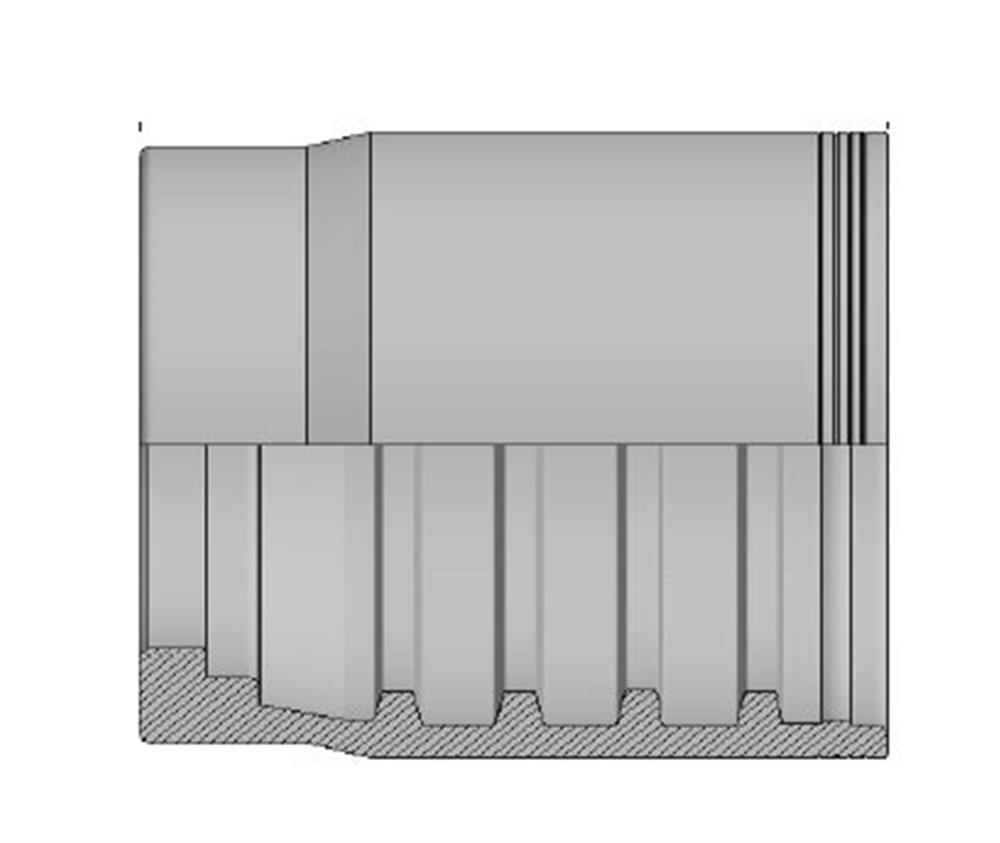 Vitillo B5K Cap steel zinc/nickel - 5/8", 4SP, 4SH, R12, Everest 5000, Teknospir 4SP