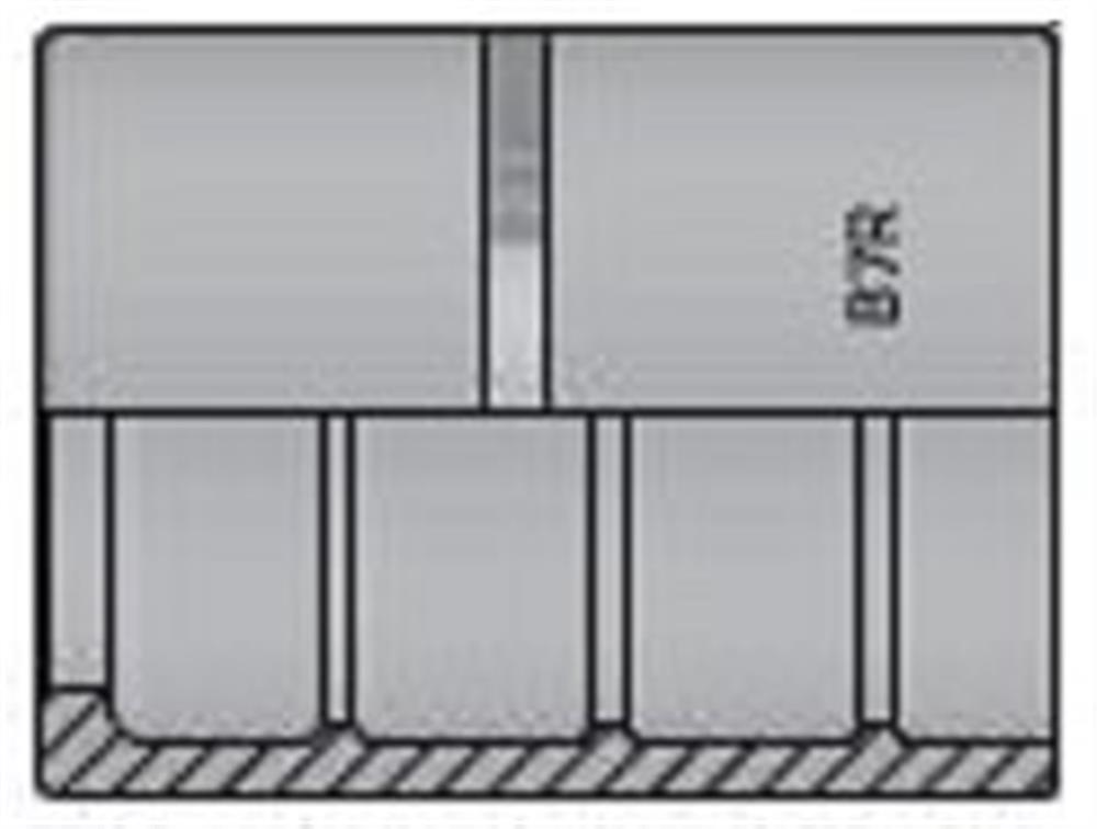 Vitillo B7R Cap steel zinc/nickel - 5/8", R7, MTH1, R6