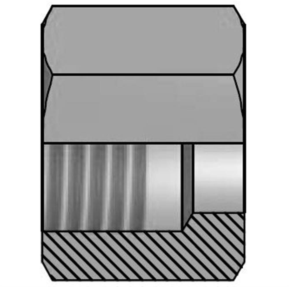 Vitillo DL Union Nut steel zinc/nickel light - 22mm, 160bar