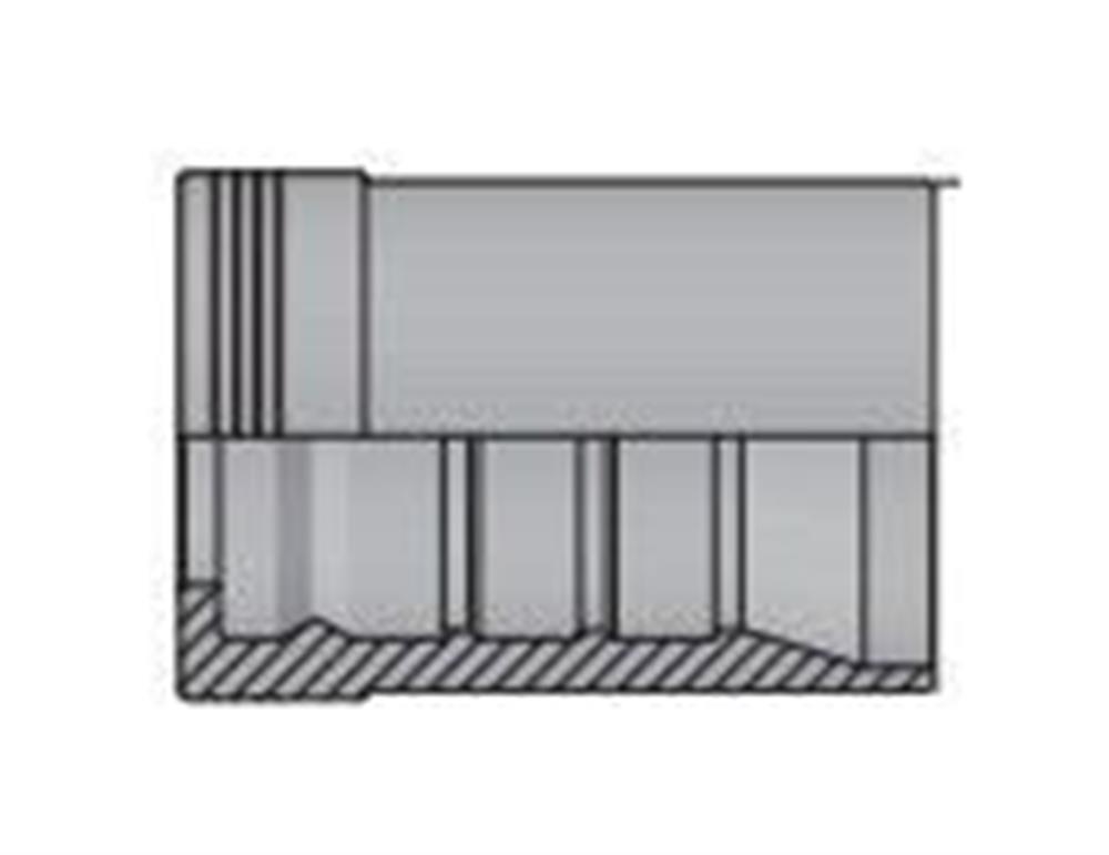 Vitillo KB4SH Cap steel zinc/nickel - 1 1/4", 4SH
