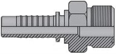 Vitillo ORFS Crimp Fitting UNF nipple steel zinc/nickel - 5/8", 1-14"