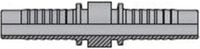 Vitillo Collects Crimp Fitting studs steel zinc/nickel - 1"