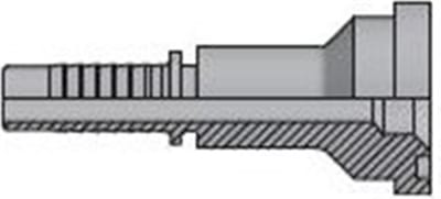 Vitillo SFS Crimp Fitting flange steel zinc/nickel - 5/8", 3/4", 6000psi
