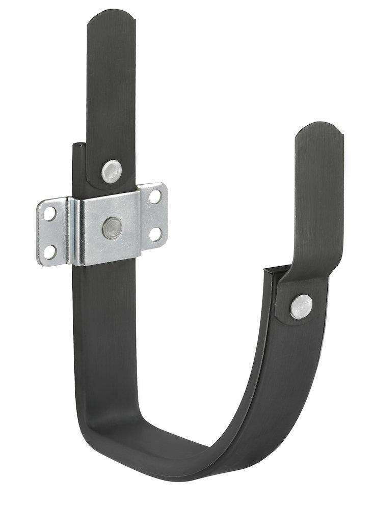 VMZINC Console Gutter Bracket 1/4 round anthra - 333mm, 12", Konsol with cover, Zinc, 5mm, 25mm