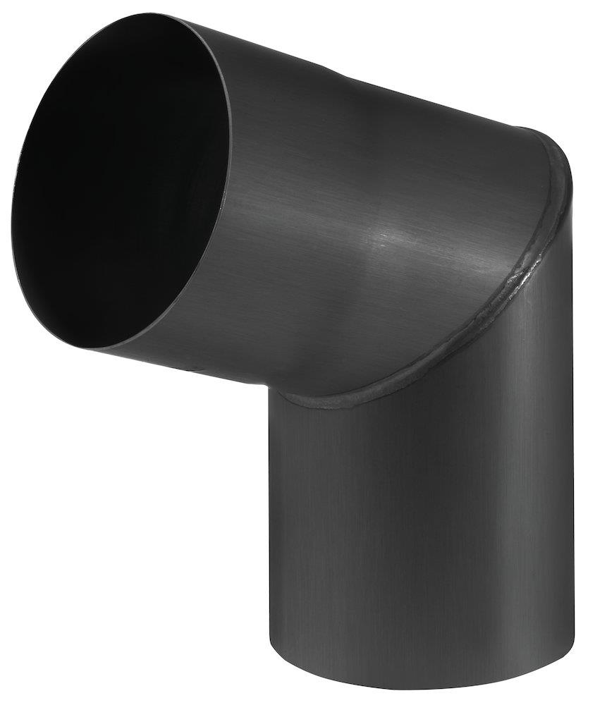 VMZINC Elbow Pipe forpatineret - 80mm, 70gr, Titanium zinc