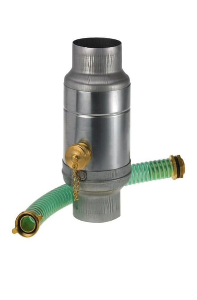 VMZINC Rainwater Collector with coupling bright - 87mm, Zinc