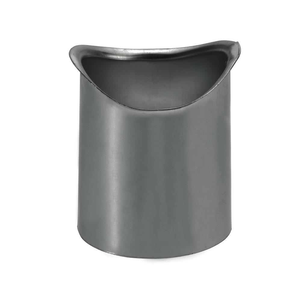 VMZINC Spout Piece 1/2 round quartz - 280mm, 11", Zinc, 76mm