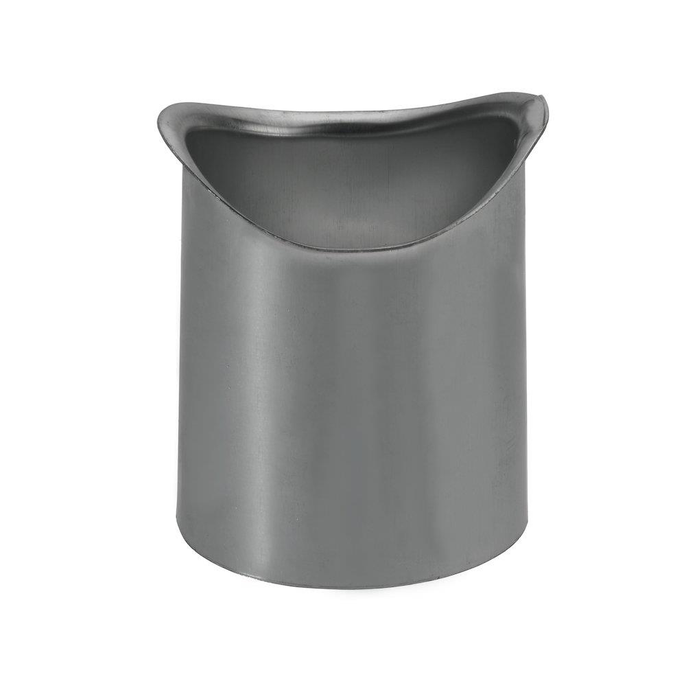 VMZINC Spout Piece 1/2 round quartz - 280mm, 11", Zinc, 87mm