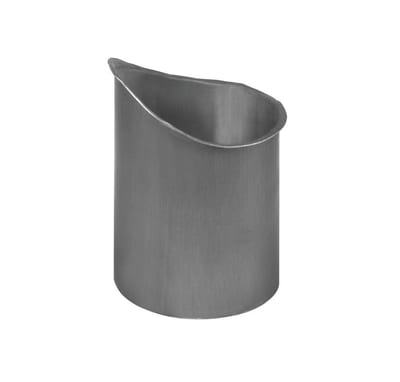 VMZINC Spout Piece 1/4 round quartz - 333mm, 12", Zinc, 76mm