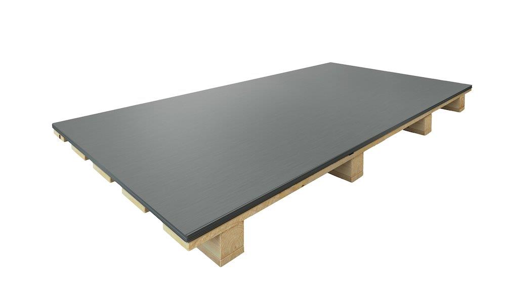 VMZINC Zinc plate without foil zinc quartz - 0,65mm, 2000mm, 1000mm, 250kg