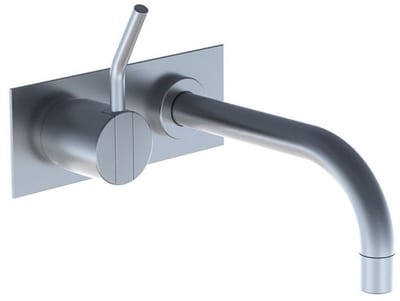 Vola 112M Washbasin faucet - 1 handles, 160mm, Fast, Stainless steel