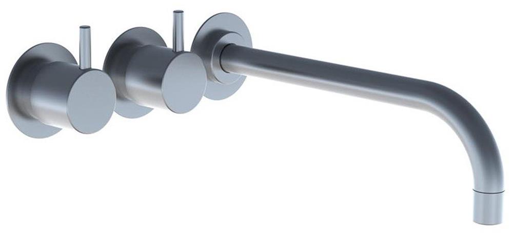 Vola 621 Washbasin faucet - 2 handles, 220mm, Fast, Chrome-plated