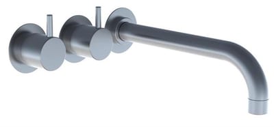 Vola 621C Washbasin faucet - 2 handles, 220mm, Fast, Chrome-plated