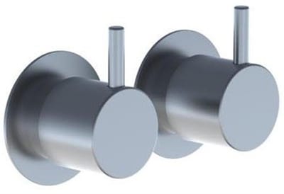 Vola 701 Bath faucet - 2 handles, Chrome-plated, No