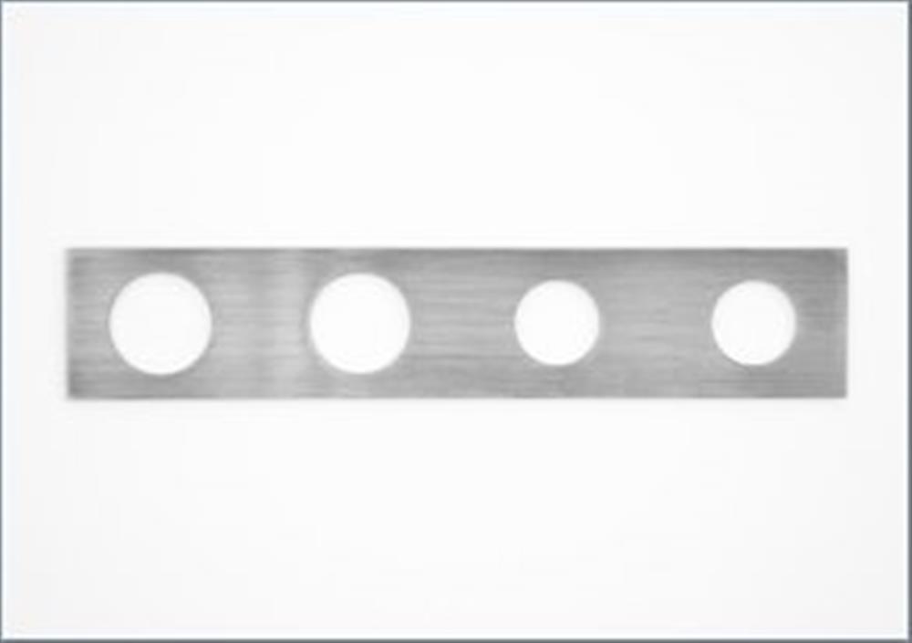 Vola Front Plate four-hole plate - 4 handles, steel, 60X153MM 10069258