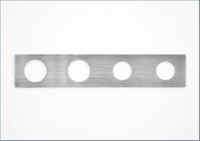 Vola Front Plate four-hole plate - 4 handles, steel, 60X153MM 10069258