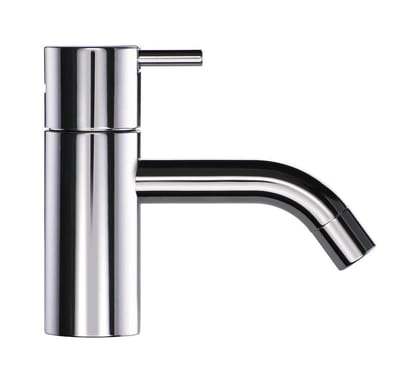 Vola HV1 Washbasin faucet - 1 handles, 114mm, Chrome-plated, Polished, Low, without pop-up waste, Yes