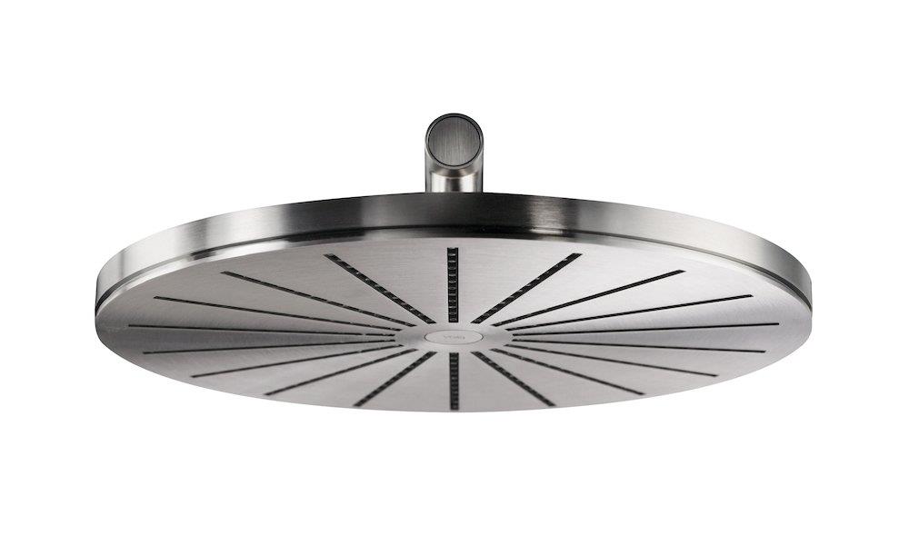 Vola Shower Head to wall - 286mm, Polished, Chrome-plated