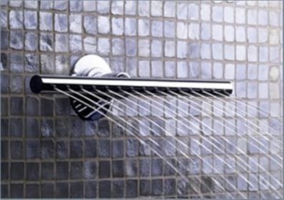 Vola Side Shower adjustable - steel