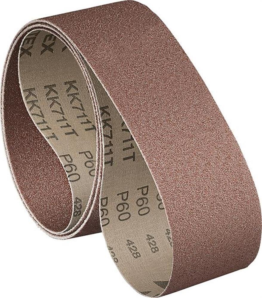 VSM KK511F Sanding Belt - 75mm, 533mm, 60, Unalloyed steel, Not-ferrous metal, Aluminium, Stainless steel, Aluminium oxide