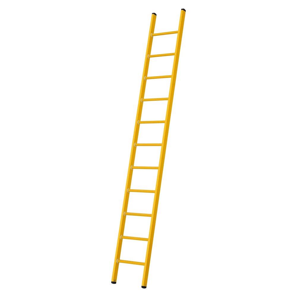 W.steps Single Ladder fiberglass - 2.97M