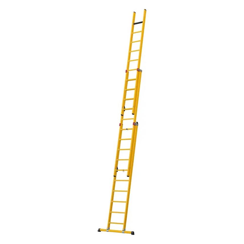 W.steps Sliding Ladder fiberglass 3-Section - 2.54M, 6.24M, 3 x 10PCS
