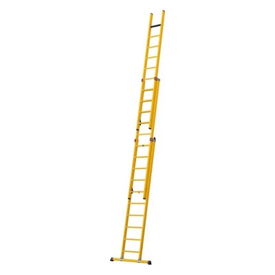 W.steps Sliding Ladder fiberglass 3-Section - 2.54M, 6.24M, 3 x 10PCS