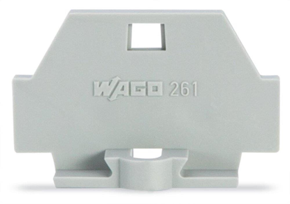 Wago 261-361 End plate - 2,5 mm², grey