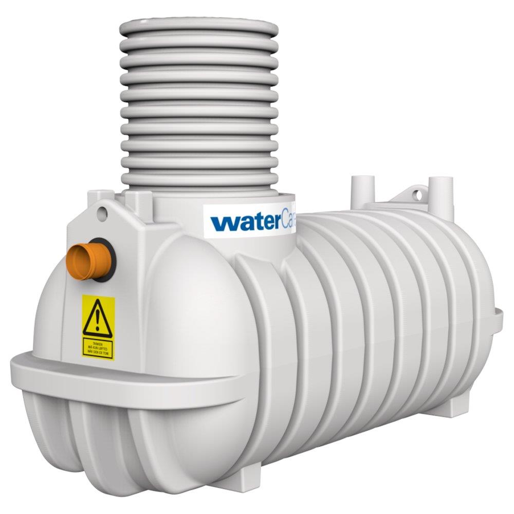 WaterCare 1200L Collection Tank with 0.5 m riser - 1.2M³, PE