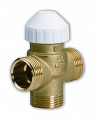 Watts 3131 Zone Valve with male/male/male 3-Way - 20, 3/4", Nipple, 2.8M³/h