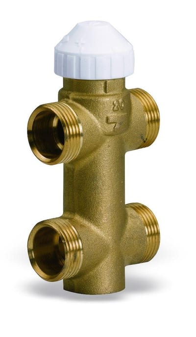 Watts 4131 Zone Valve 4-Way - 15, 1/2", Nipple, 1.7M³/h