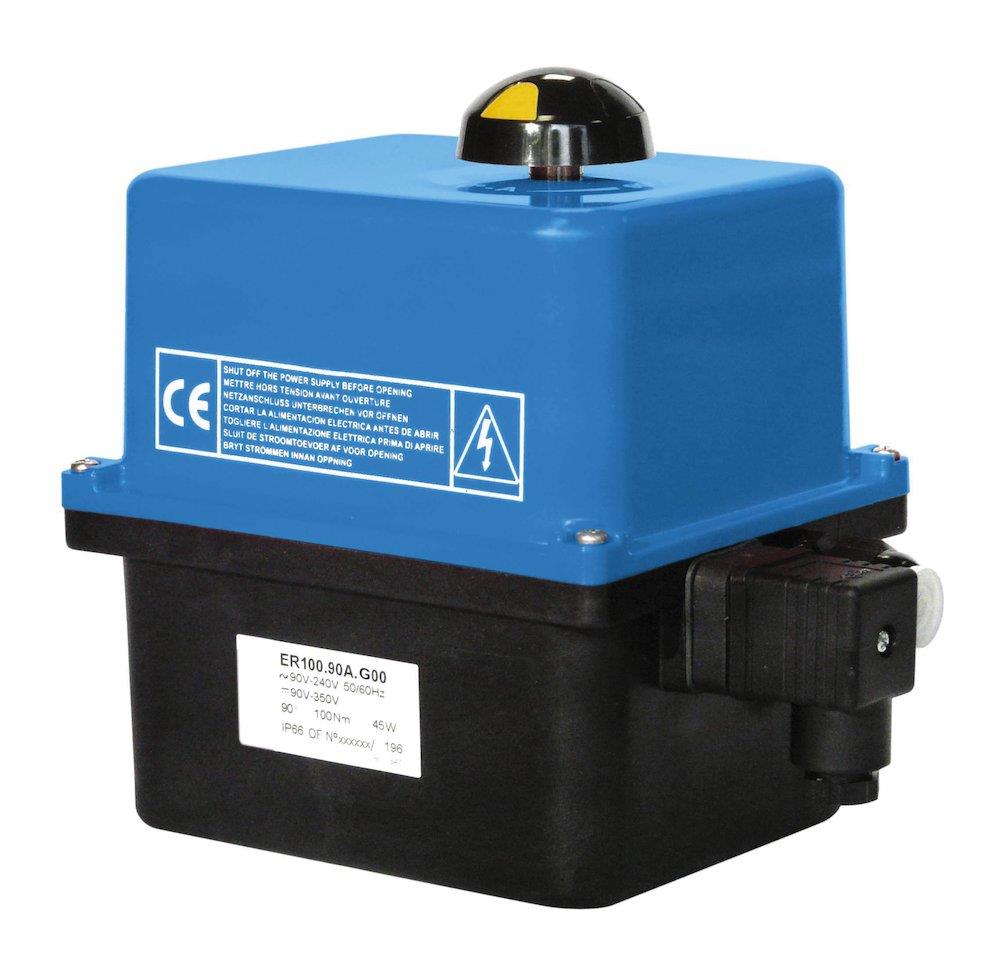 Watts ER100 fail safe Actuator 230V AC Fail Safe polyamide - F05/F07 - 22mm, 100Nm