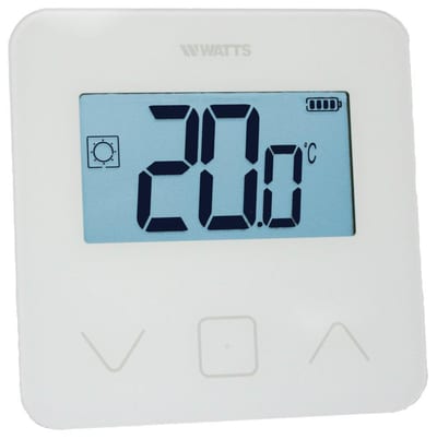 Watts Vision Room Thermostat with LCD display - 5 - 37°C, 2 x 1,5 V Alkaline AA battery