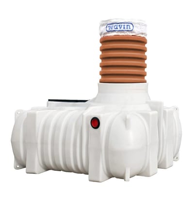 Wavin 2300L Settling Tank w/o accessories - 2.3M³, 5PE, PE