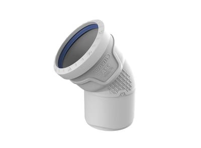 Wavin AS+ Bend - 75mm, 75mm, 45°