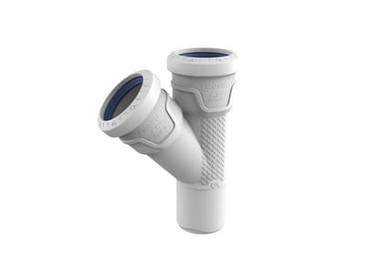Wavin AS+ Branch pipe - 50mm, 50mm, 50mm, 45°