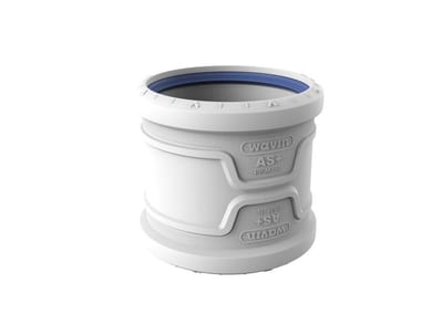 Wavin AS+ Double Socket - 125mm, 125mm