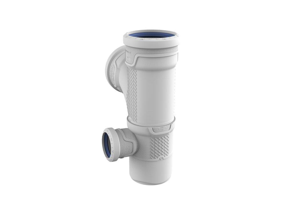 Wavin AS+ Shower Branch Pipe - 110mm, 110mm, 75mm, 87gr