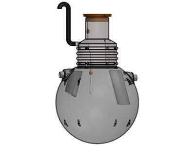Wavin EuroREK Grease Separator with alarm - 10L/s, 425L