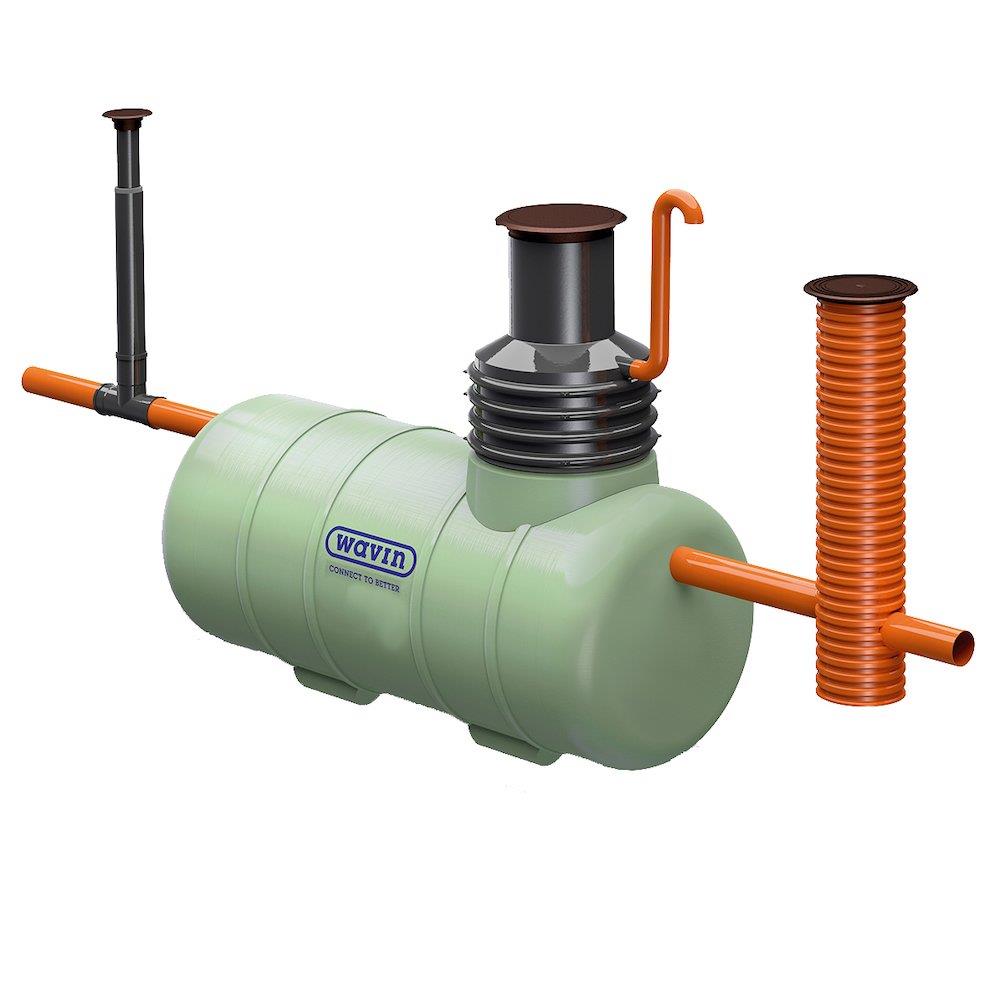 Wavin EuroREK Grease Separator with alarm - 15L/s, 650L