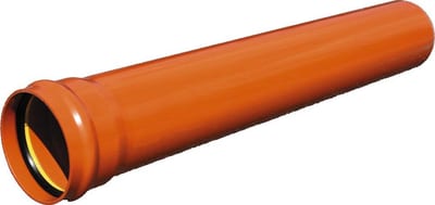 Wavin Pressure Drain Pipe with socket PVC-U - 110mm, 6000mm