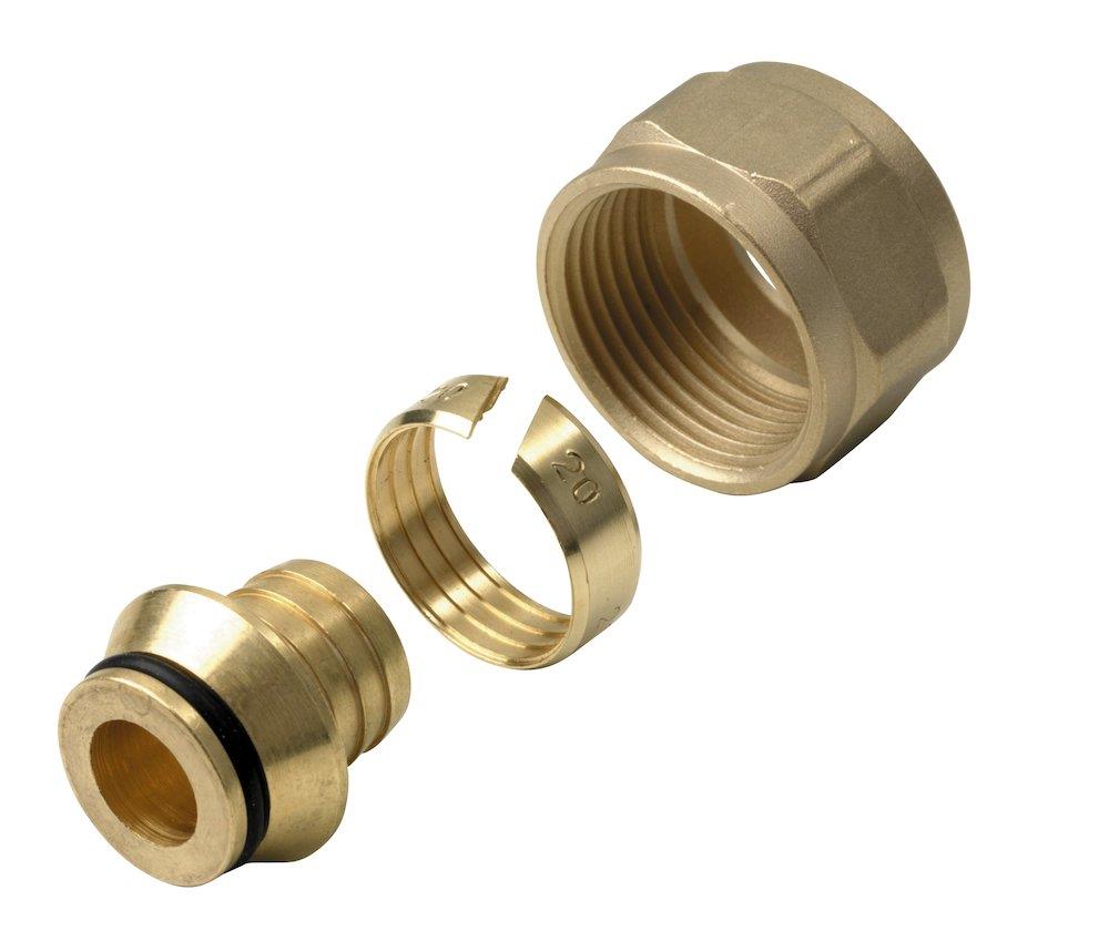 Wavin Tigris Coupling Set - 3/4", 15mm