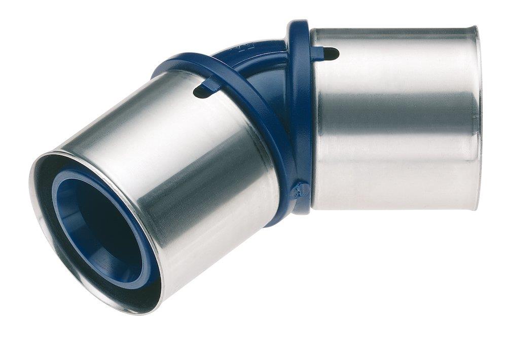 Wavin Tigris K1 Angle - 75mm, 75mm, 45°, 2PCS, coupling/coupling