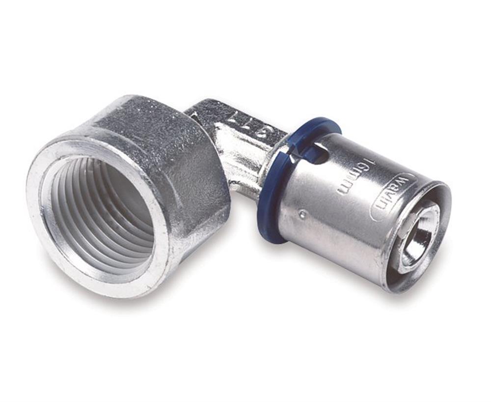 Wavin Tigris M1 Press Angle - 75mm, 2 1/2", coupling, 90°, coupling