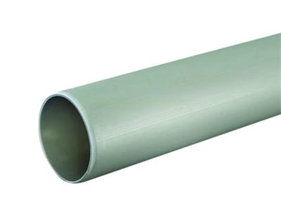 Wavin Wafix Drain pipe without coupling grey PP HT - 32mm, 3000mm
