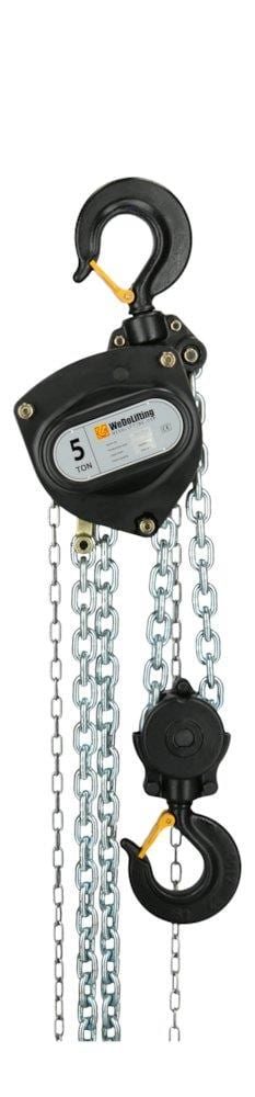 WDL Premium Hand Chain Hoist - 5000kg, 3M