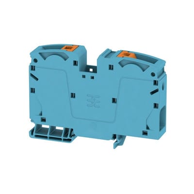 Weidmüller A2C 35 Through Terminal - 35 mm², Blue, Push-in Connection, 2 Connections