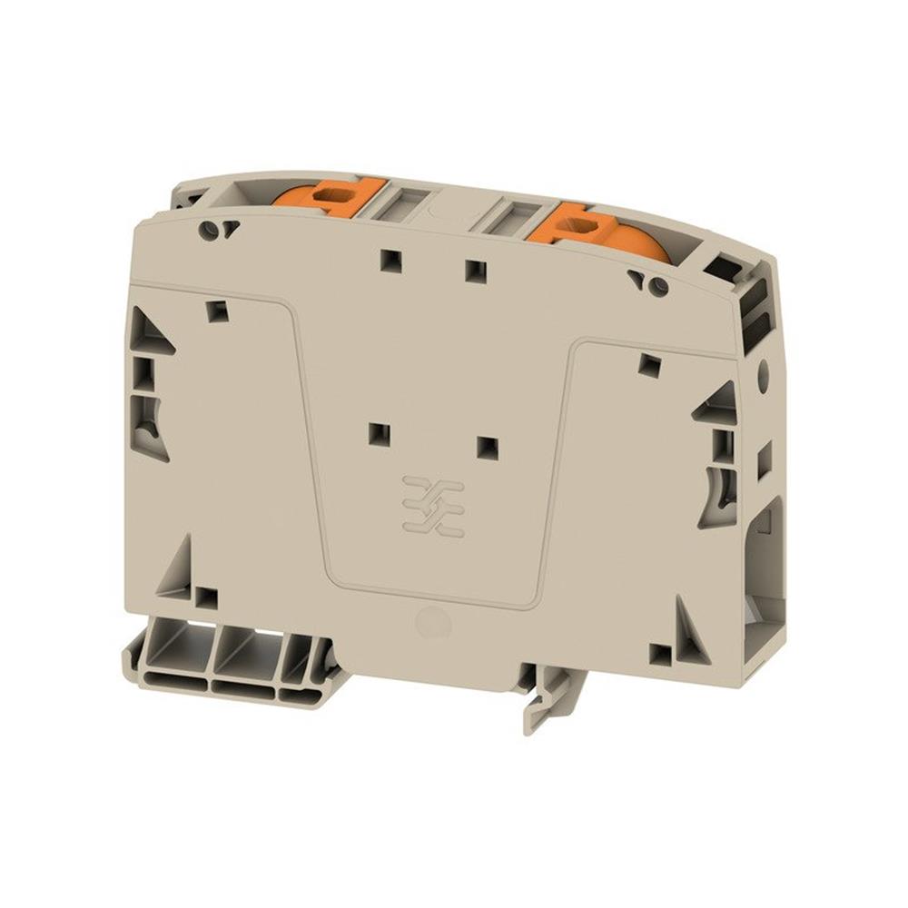 Weidmüller A2C 50/70 Through Terminal - 50/70 mm2, Beige, Push-in, 2 Connections