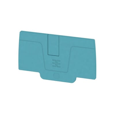 Weidmüller AEP 2C 6 End plate - 6 mm², blue